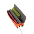 For IQOS ILUMA ONE Litchi Pattern Electronic Cigarette Leather Storage Bag(Orange)