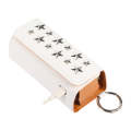 For IQOS ILUMA Pentagram Rivet Leather Texture Flip Electronic Cigarette Storage Bag with Hook(Le...