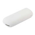 For IQOS ILUMA Silicone Electronic Cigarette Case Charging Compartment With Side Cover(White)