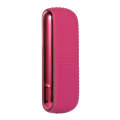For IQOS ILUMA Silicone Electronic Cigarette Case Charging Compartment With Side Cover(Rose Red)