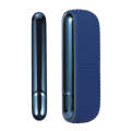 For IQOS ILUMA Silicone Electronic Cigarette Case Charging Compartment With Side Cover(Navy Blue)