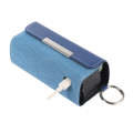 For IQOS ILUMA Portable Contrasting Color Electronic Cigarette Storage Bag with Hanging Loop(Blue...