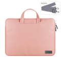 Waterproof PU Laptop Bag Inner Bag, Size:15 inch(Rose Gold)
