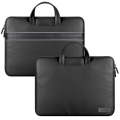 Waterproof PU Laptop Bag Inner Bag with Power Pack, Size:15 inch(Black)