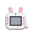 JJR/C V20 2.4 inch HD Screen Kids Instant Camera WiFi Printing Camera, Style:Rabbit(Pink)
