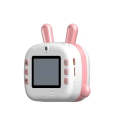 JJR/C V20 2.4 inch HD Screen Kids Instant Camera WiFi Printing Camera, Style:Rabbit(Pink)