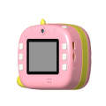 JJR/C V20 2.4 inch HD Screen Kids Instant Camera WiFi Printing Camera, Style:Dinosaur(Pink)