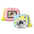 JJR/C V20 2.4 inch HD Screen Kids Instant Camera WiFi Printing Camera, Style:Dinosaur(Pink)