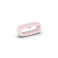 18mm 10pcs Universal Watch Band Fixed Silicone Ring Safety Buckle(Light Pink)