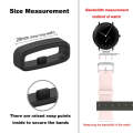 20mm 10pcs Universal Watch Band Fixed Silicone Ring Safety Buckle(Starlight Color)