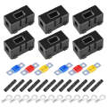 6 in 1 ANS Car Fuse Holder Fuse Box, Current:60A & 80A & 100A