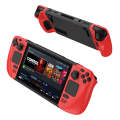 GKK For Steam Deck Color Contrast Anti-fall Game Console Case(Red)