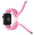 Stretch Plain Silicone Bean Watch Band For Apple Watch SE 2023 40mm(Light Pink)