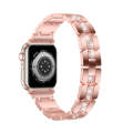 Diamond Metal Watch Band For Apple Watch SE 2023 40mm(Pink)