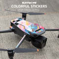 For DJI Mavic 3 Pro / RC Sunnylife Drone Body Remote Control Decorative Stickers Set(Lava Black)