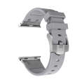 AP Silicone Watch Band For Apple Watch SE 2023 44mm(Silver Grey)