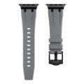 AP Silicone Watch Band For Apple Watch 9 45mm(Black Grey)