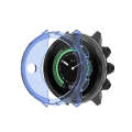 For Suunto 9 Transparent TPU Silicone Watch Case(Transparent Blue)