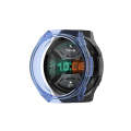 For Huawei Watch GT 2e Transparent TPU Silicone Watch Case(Transparent Blue)