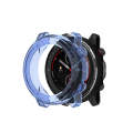 For Amazfit 3 Transparent TPU Silicone Watch Case(Transparent Blue)