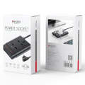 Yesido MC-08 4 Ports + 6 USB Ports 2650W Multi-functional High Power Socket(EU Plug)