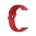 20mm Universal Sport Silicone Watch Band(Red)