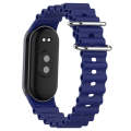 For Xiaomi Mi Band 8 Ocean Silicone Watch Band(Blue)