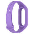 For Xiaomi Mi Band 8 Integrated Silicone Replacement Watch Band(Purple)