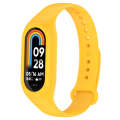 For Xiaomi Mi Band 8 Integrated Silicone Replacement Watch Band(Yellow)