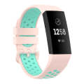 For Fitbit Charge 4 / Charge 3 / Charge 3 SE Watch Button Two Colors Silicone Replacement Strap W...