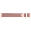 For Apple Watch Ultra 49mm Milanese Metal Magnetic Watch Band(Pink)