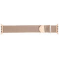 For Apple Watch 8 41mm Milanese Metal Magnetic Watch Band(Retro Gold)