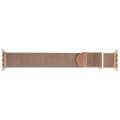 For Apple Watch 8 41mm Milanese Metal Magnetic Watch Band(Rose Gold)