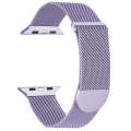 For Apple Watch 8 41mm Milanese Metal Magnetic Watch Band(Lavender Purple)