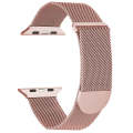 For Apple Watch 8 41mm Milanese Metal Magnetic Watch Band(Pink)