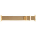 For Apple Watch 8 45mm Milanese Metal Magnetic Watch Band(Gold)