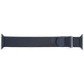 For Apple Watch 7 45mm Milanese Metal Magnetic Watch Band(Midnight Blue)