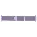 For Apple Watch 7 45mm Milanese Metal Magnetic Watch Band(Lavender Purple)