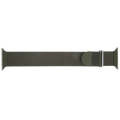 For Apple Watch SE 40mm Milanese Metal Magnetic Watch Band(Army Green)