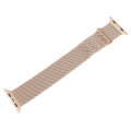 For Apple Watch SE 44mm Milanese Metal Magnetic Watch Band(Retro Gold)