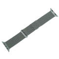 For Apple Watch 4 44mm Milanese Metal Magnetic Watch Band(Pine Green)