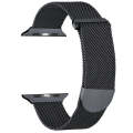 For Apple Watch 3 38mm Milanese Metal Magnetic Watch Band(Gunmetal)