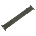 For Apple Watch 3 38mm Milanese Metal Magnetic Watch Band(Army Green)