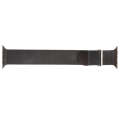 For Apple Watch 3 42mm Milanese Metal Magnetic Watch Band(Gunmetal)