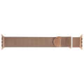 For Apple Watch 2 42mm Milanese Metal Magnetic Watch Band(Rose Gold)
