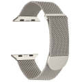 For Apple Watch 42mm Milanese Metal Magnetic Watch Band(Starlight)