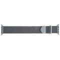 For Apple Watch SE 2023 44mm Milanese Metal Magnetic Watch Band(Space Grey)