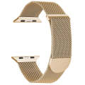 For Apple Watch SE 2023 44mm Milanese Metal Magnetic Watch Band(Gold)