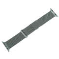 For Apple Watch SE 2023 44mm Milanese Metal Magnetic Watch Band(Pine Green)