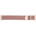 For Apple Watch SE 2023 44mm Milanese Metal Magnetic Watch Band(Pink)